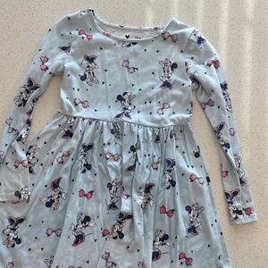 Disney Minnie Mouse Kids Dress - Light Blue and Pink